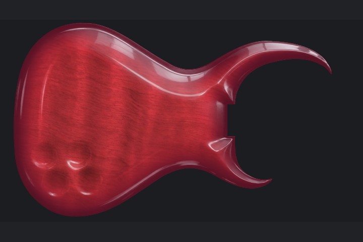 Matadaur with Dark cherry sunburst