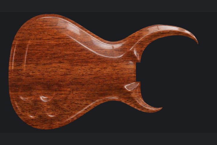 Matadaur in Natural mahogany on Red mahogany