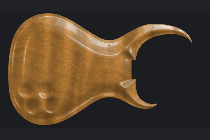 Matadaur in Tobacco amber on Flame maple