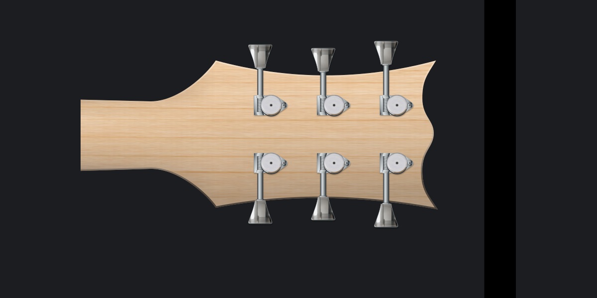 Matadaur rear headstock with Hipshot Grip-Lock Open Gear