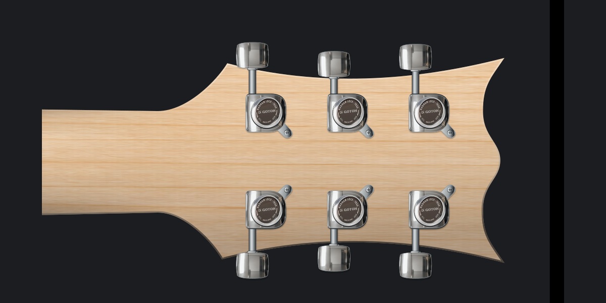 Oryx rear headstock with Gotoh SG381 MG-T Magnum Lock Trad