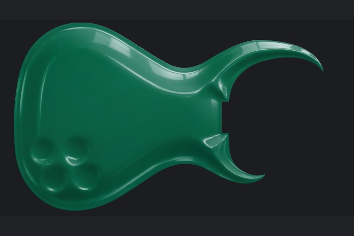Matadaur in Emerald green on Flame maple