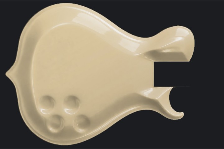 Oryx in Natural cream on Flame maple